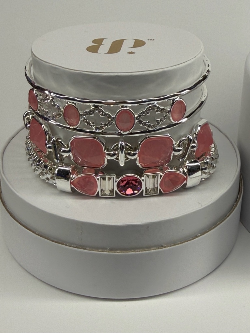 Bomb party bracelet stack give it a pop of color